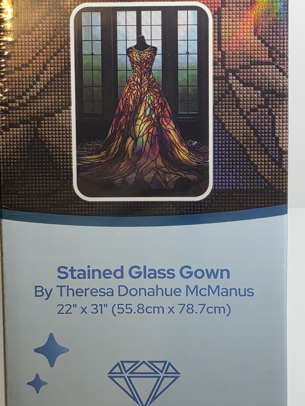 Diamond Art Club Stained Glass Gown - Theresa Donahue McManus - NIB Sealed